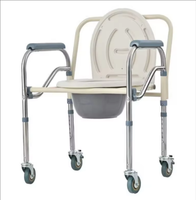 Sièges de toilette renforcés adaptés aux personnes handicapées, toilettes mobiles pour personnes âgées et femmes enceintes, tabourets pliants pour la maison - Équipement de réadaptation