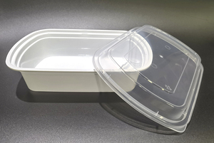 Contenedor Rectangular de Plástico PP para Almacenamiento de Alimentos con Tapa Segura a Prueba de Fugas Reutilizable Libre de BPA para Preparación de Comidas y Comida para Llevar - Product Image 3