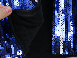 Maglia Personalizzata <span class=keywords><strong>con</strong></span> LOGO Squadra di Baseball Los Angeles, <span class=keywords><strong>Camicetta</strong></span> <span class=keywords><strong>con</strong></span> <span class=keywords><strong>Paillettes</strong></span>, Blusa Luccicante <span class=keywords><strong>con</strong></span> <span class=keywords><strong>Paillettes</strong></span>, Camicia a Maniche Corte da Donna, Vendita all'Ingrosso - Product Image 4