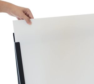 Chevalet de Trottoir Robuste en A, Support d'Affiches Double Face pour Intérieur et Extérieur, Noir - Product Image 2
