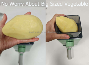 Đa chức năng Rau cắt hướng dẫn sử dụng thực phẩm Chopper và Slicer với container cho nhà bếp và salad làm - Product Image 4