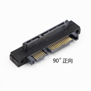 E-Yield Sata 7+15pin Right Angle <b>Adapter</b> Male To Female Hard Drive Connector Single Head - Product Image 2
