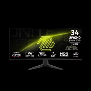 Monitor MAG 346CQ con Baja Luz Azul, Sin Parpadeo, Marco Delgado de Tres Lados, Soporte Ergonómico - Product Image 1