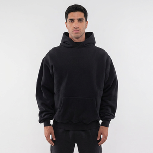 Men's Clush Industries Solid Color Heavyweight Fleece Pullover <b>Hoodie</b> Polyester/Cotton Breathable Quick Dry Winter Sports - Product Image 1
