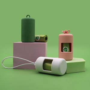 El nuevo dispensador de bolsas de basura para mascotas biodegradable respetuoso con el medio ambiente, bolsa de caca en caja con cabezal de tarjeta opp - Product Image 1