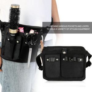 Borsa Professionale per Parrucchieri, Grande Capacità, Organizer per Trucco con Tracolla e Cintura, Pochette da Viaggio - Product Image 5