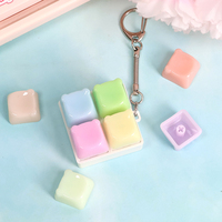 Porte-clés clavier mécanique personnalisé avec touches remplaçables, jouet anti-stress, cadeau DIY mignon et personnalisé pour les gamers et le bureau