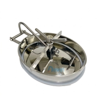 Manway ovale sanitaire en acier inoxydable pour cuve de fermentation