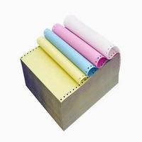 Papel NCR sin Carbón de 8.5x11 Pulgadas con Logotipo Personalizado, 100% Pulpa de Madera Virgen, Impresión Digital Azul para Libretas de Facturas de Marca
