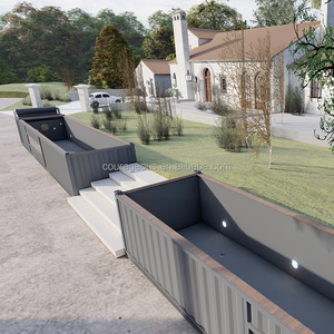 Piscine Conteneur Personnalisée Préfabriquée Modulaire pour Hôtel, Club de Plage, Piscine Hors Sol avec Système de Filtration au Sable - Product Image 2