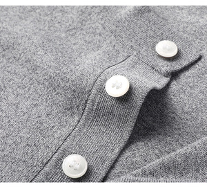 T-shirt en maille peignée de qualité tendance pour homme, col Henley, manches courtes, léger, <span class=keywords><strong>printemps</strong></span>-été, en Lyocell - Product Image 5