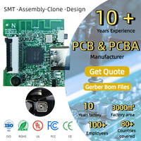 Caméra d'action 4K haute précision, conception de module audio PCBA, fabricant, services d'assemblage de fabrication électronique, FCC/CE