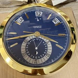 Horloge murale décorative de luxe en gros, montre-bracelet à quartz analogique, <span class=keywords><strong>salon</strong></span>, simple face, classique, aiguille lumineuse, horloge murale - Product Image 4