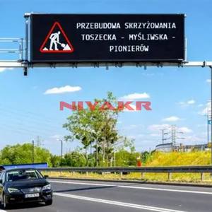 P25 qualità Premium NTCIP schermo di visualizzazione del traffico messaggio dinamico LED VMS Board per camion rimorchio il suo segnale di avvertimento a LED - Product Image 1