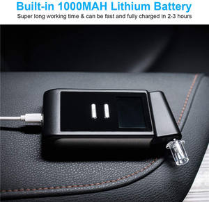 Testeur d'alcool numérique de haute précision alcootest capteur de pile à combustible 123 enregistre 5s réponse compteur d'alcool Portable pour personnel - Product Image 4