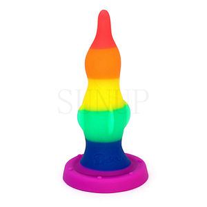 Gratis Custom Box-Lange Regenboog Dildo Seks Groot Speelgoed Anale Met Zuiggoederen Volwassen Spel Erotische Homo Vrouw Enorme Plastic Penis - Product Image 1