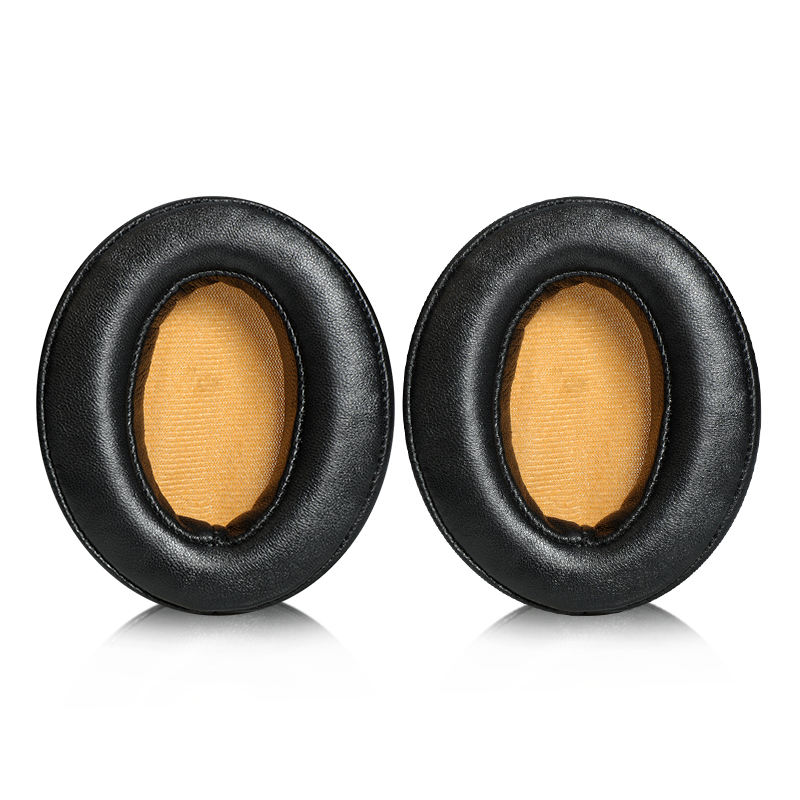 1pcs Lambskin-Black Earpad Yellow Scrim