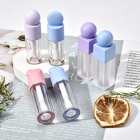 Nouvel Arrivage – Tubes Vides Rechargeables en ABS pour Gloss et Huile à Lèvres, 3,5 ml, 4 ml, 5 ml, avec Applicateur Cœur et Grand Pinceau