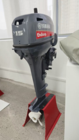 Moteurs hors-bord à essence pour bateaux de pêche, refroidis à l'eau, les plus populaires, en stock, 2 temps, arbre court et long, 15 CV, moteur hors-bord 6B4