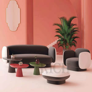 Canapé d'angle moderne et doux de 2 places, en tissu velours vert, confortable et moderne, pour hôtel, italie, mi-année, - Product Image 3