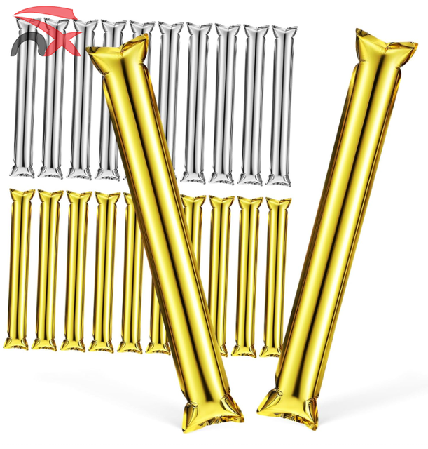 Hot Sale Custom Inflatable Thunder Sticks Colorful Inflatable Cheering Stick Cheer Sticks