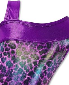 Лидер продаж, трико для художественной гимнастики с леопардовым принтом и шорты из спандекса с цветочным принтом для балета и соревнований - Product Image 3