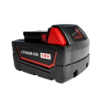Oferta Especial: Carcasa de Batería de Iones de Litio con BMS de Repuesto para Milwaukee 18V, Carcasa de Batería, PCB y Kit Combinado de Taladro Inalámbrico