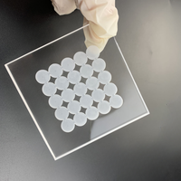 Panneau en verre de quartz percé au laser personnalisé de haute qualité résistant aux hautes températures-Produits de quartz en forme unique
