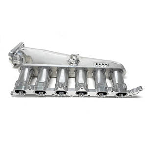 Colector de admisión de palanquilla de aluminio CNC para 2JZ GE con cuerpo del acelerador y riel de combustible - Product Image 3