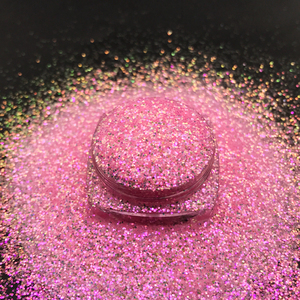 Purpurina de poliéster para Navidad, cosmético de colores pastel, <span class=keywords><strong>naranja</strong></span>, brillante, súper fino, a la moda - Product Image 1