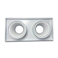 Diffuseur à jet sphérique en alliage d'aluminium avec panneau pour une alimentation en air longue distance dans les plafonds hauts