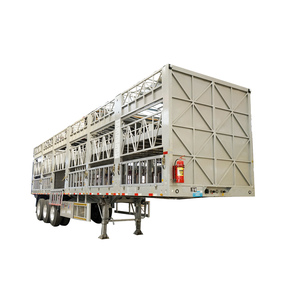 Semi-<span class=keywords><strong>remorque</strong></span> à ridelles Aotong de haute qualité à 3 essieux, 60 tonnes, pour le transport d'animaux et de marchandises en vrac, à vendre - Product Image 4