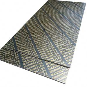 Contreplaqué filmé noir de 18 mm, feuille de bois dur, panneau de placage mélaminé, panneau de coffrage de construction marine E1, phénolique, <span class=keywords><strong>prix</strong></span> de gros - Product Image 1