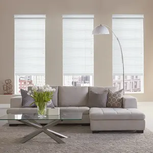 Factory Direct Sales 2 Inch French Design Faux Wood Blinds Blackout Venetian Blind