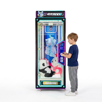 Machine de jeu d'arcade à ciseaux coupants avec paiement par pièces, carte Nayax et QR, pour la coupure de cordes et la distribution de cadeaux, destinée aux centres commerciaux et salles d'arcade (FEC)