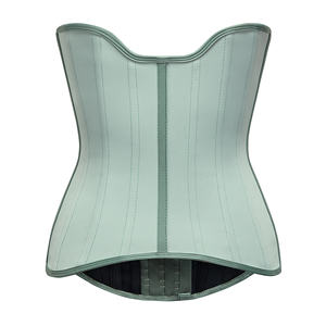 Langqin Entraîneur de taille respirant pour femmes <span class=keywords><strong>gaine</strong></span> en <span class=keywords><strong>latex</strong></span> de gros Shaper avec contrôle du ventre pour la perte de poids - Product Image 4