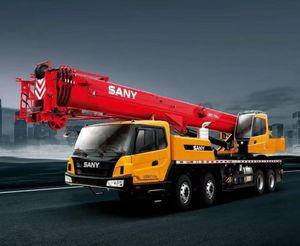 Precio de Descuento de Fábrica en Grúa SANY STC250C5 Usada en Buen Estado con Motor, Caja de Cambios y Peso Operativo de Excavadora - Product Image 1