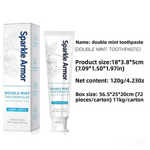 <span class=keywords><strong>Pasta</strong></span> Dental Blanqueadora Más Vendida, con Sabor a Menta, 120g, Aliento Fresco, Cuidado Bucal, Eliminación <span class=keywords><strong>de</strong></span> Manchas, Venta al Por Mayor - Product Image 3