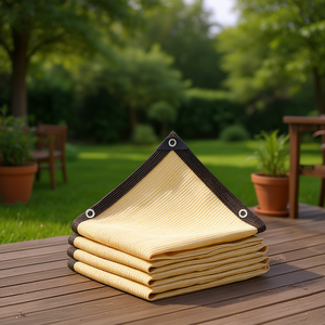Voile d'ombrage SunShield 3x3m résistante à la chaleur, auvent extérieur en HDPE, couverture de terrasse et de jardin, installation manuelle autonome - Product Image 2