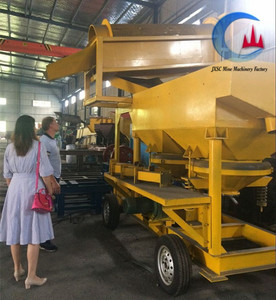 金採掘機移動式金ダイヤモンド宝石鉱山洗浄プラント小型沖積金採掘機 - Product Image 6