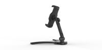 Support de téléphone mobile réglable rotatif à 360 degrés, support de bureau flexible en métal de luxe ABS, support mural pour tablette PC
