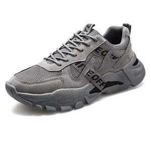New Breathable Mesh Lace-up Anti-slip Closed <b>Shoes</b> <b>Men</b> Korean Version Versatile Thick-<b>soled</b> Lightweight Sporty Retro <b>Shoes</b> - Product Image 2