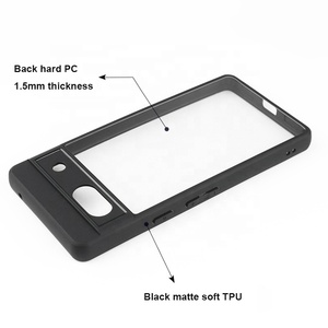 <span class=keywords><strong>Coque</strong></span> en TPU souple de 2mm pour Google Pixel 7A <span class=keywords><strong>8A</strong></span> 9A 8Pro 9Pro XL Housse rigide pour PC Transparent 1.5mm PC pour Google Fold Clear Phone Case - Product Image 2