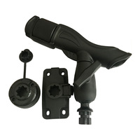 Porte-canne à pêche pour kayak gonflable - 360 °   Support de tige en plastique rotatif