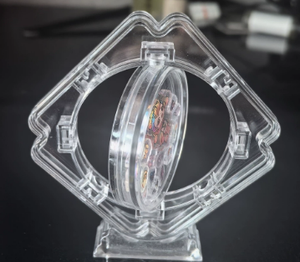 Boîte de rangement rotative à 360 degrés pour collection de pièces commémoratives de 45 mm, boîte de protection en plastique pour musée - Product Image 3