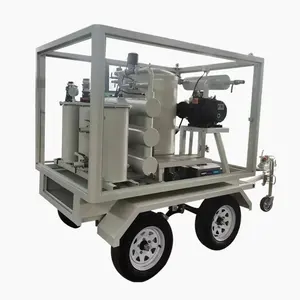 3000 Liters Per Hour Double Stage Vacuum Water Gas Separation Transformer Oil Purifier