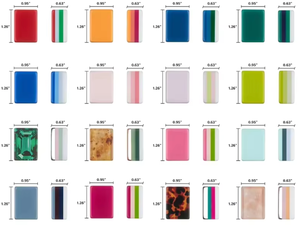 Juego de Fichas de Mahjong Americanas de Lujo, Portátiles, con Diseño Navideño de 4 Capas de Acrílico Premium - Product Image 3