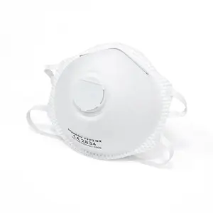 Mascarilla Antipolvo Desechable PM2.5 con Válvula <span class=keywords><strong>de</strong></span> Exhalación, Certificación CE FFP2, Equipo <span class=keywords><strong>de</strong></span> Protección Personal para Trabajos con Polvo, <span class=keywords><strong>de</strong></span> Fábrica OEM - Product Image 1
