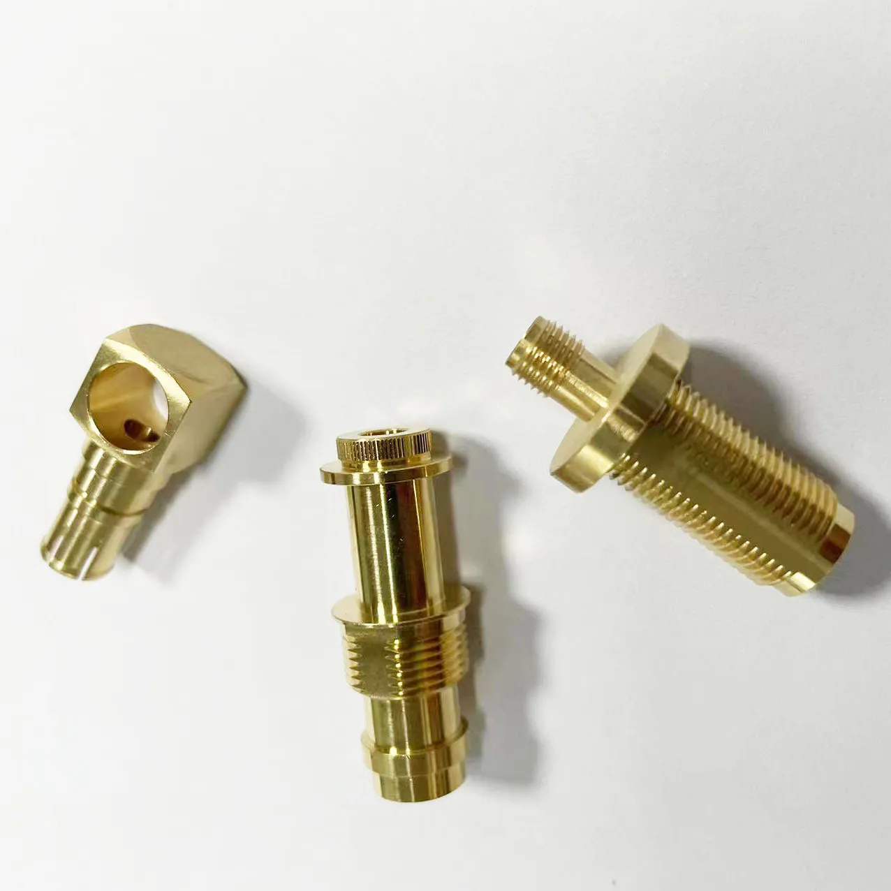 Messing-Klemm verschraubung Stecker-Kupplungs rohr verschraubung Stecker-Schnellverbinder-Kompression adapter