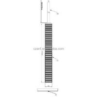 Composants d'ascenseur, interrupteur magnétique bistable 2A, longueur de l'interrupteur 100 mm